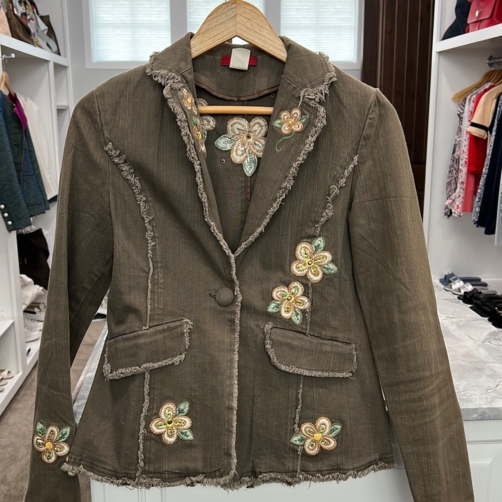 Embroidered jacket - super cute!
